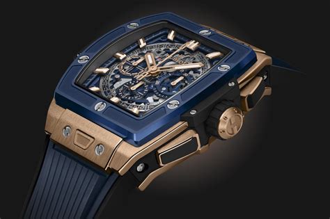 Spirit of Big Bang King Gold Blue Ceramic 42 mm 